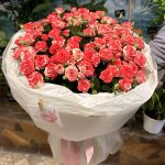 Кустовые розы Файер