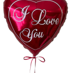 Шар фальгированное сердце "I love you"