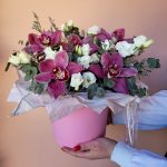 Розовые орхидейки